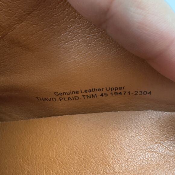 Spring Step‎ L’Artiste Thavo-Plaid tan oxfords main image 8